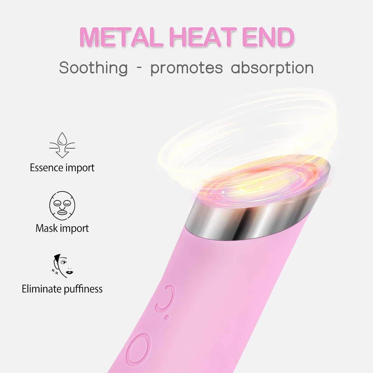 Revolutionary Rechargeable Silicone Facial Cleansing Brush with Heat Massage and Vibrating Exfoliation - Perfect for Deep Cleaning and Skincare Enhancement (Pink)