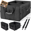 Trunk Storage Organizer, Collapsible Container for Car Sedan or SUV, Black