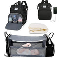 diaper-backpack-bag-with-portable-baby-bed-and-changing-station-travel-mummy-organizer
