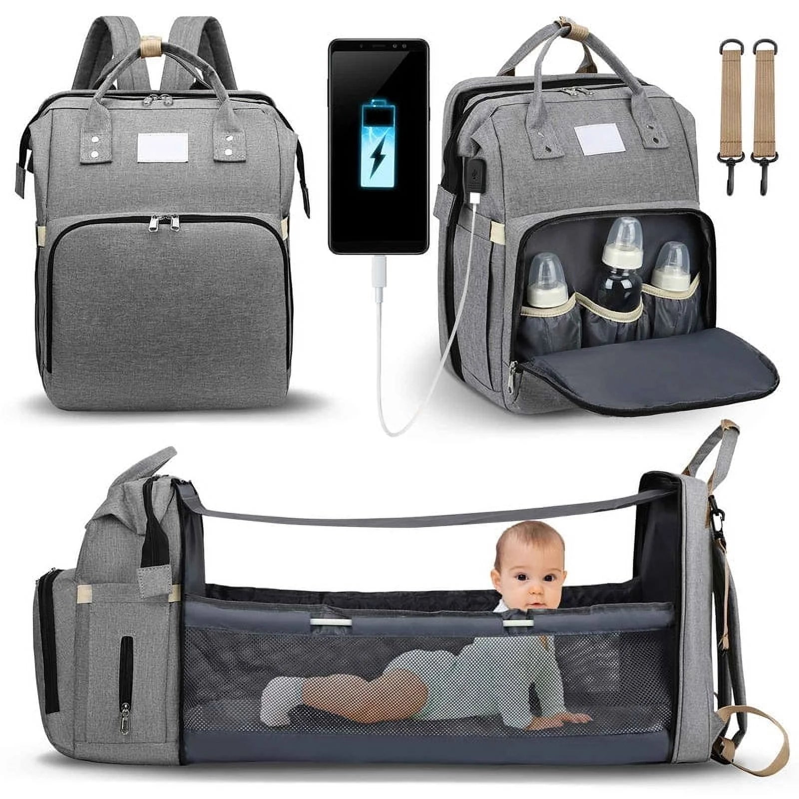 diaper-backpack-bag-with-portable-baby-bed-and-changing-station-travel-mummy