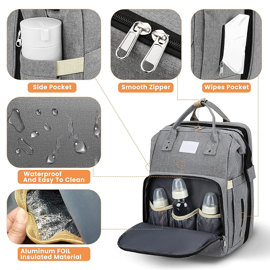 diaper-backpack-bag-with-portable-baby-bed-and-changing-station