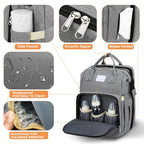 diaper-backpack-bag-with-portable-baby-bed-and-changing-station