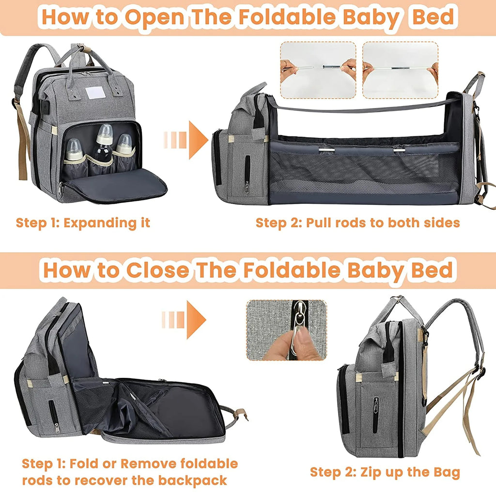 diaper-backpack-bag-with-portable-baby-bed